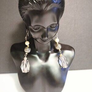 Afrocentric Earrings / Crystal Bead Earrings